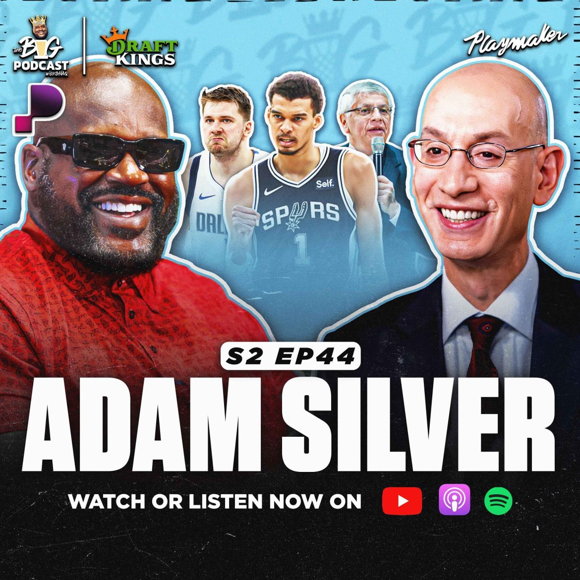 Black Podcasting - Adam Silver Opens Up About NFL vs NBA TV Ratings Battle, Young Player Issues + New Expansion Teams!