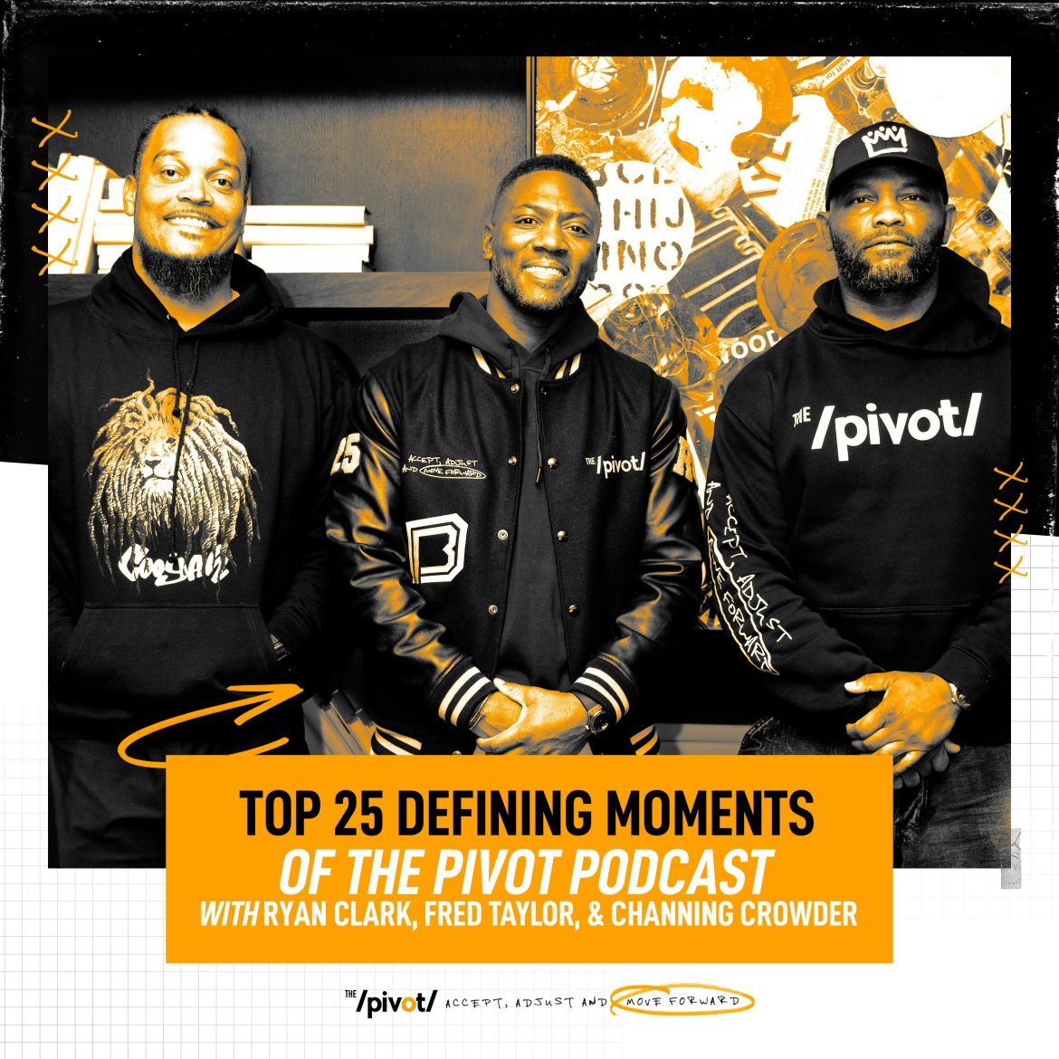 Black Podcasting - Top 25 defining moments of The Pivot heading into 2025, Ryan Clark, Fred Taylor, Channing Crowder celebrating 3 year anniversary of launching the Pivot Podcast with notable guests and viral moments