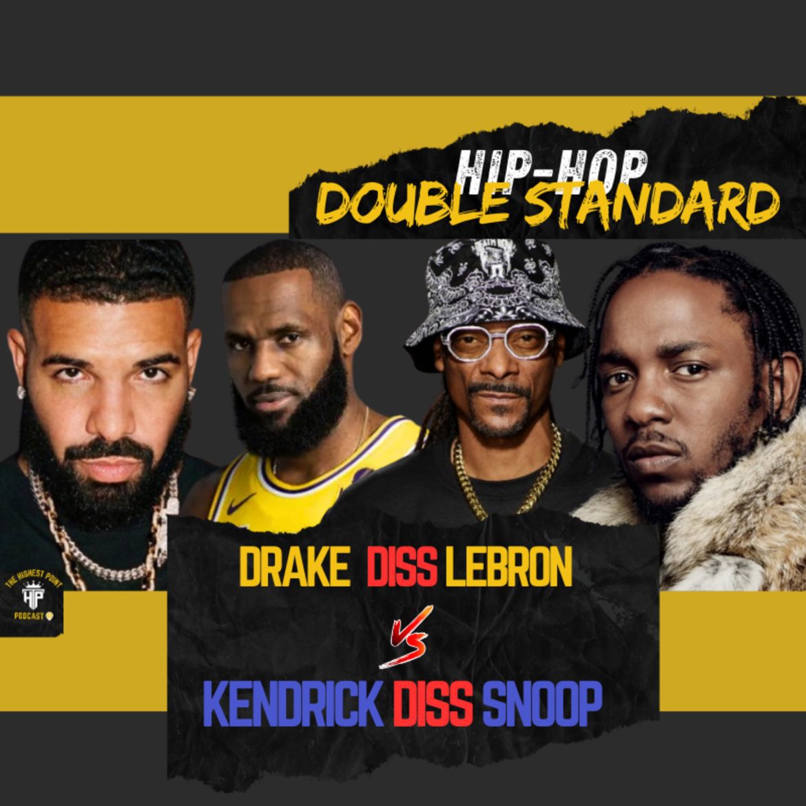 Black Podcasting - Drake diss Lebron Criticized but Kendrick Lamar diss Snoop Praised: Hip Hop bias EXPOSED - GNX