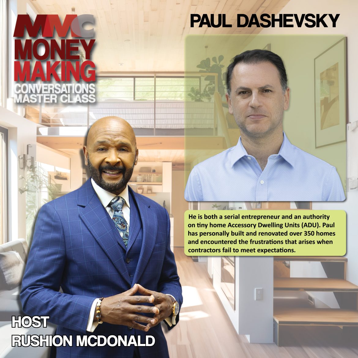 Black Podcasting - New Homes: Advantages of buying Tiny Homes.  The dos and don'ts.  Pricing and construction.