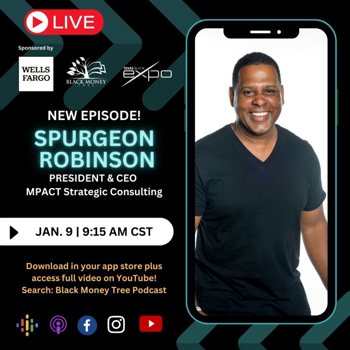 Black Podcasting - Your Guide to Landing Government Contracts with Spurgeon Robinson