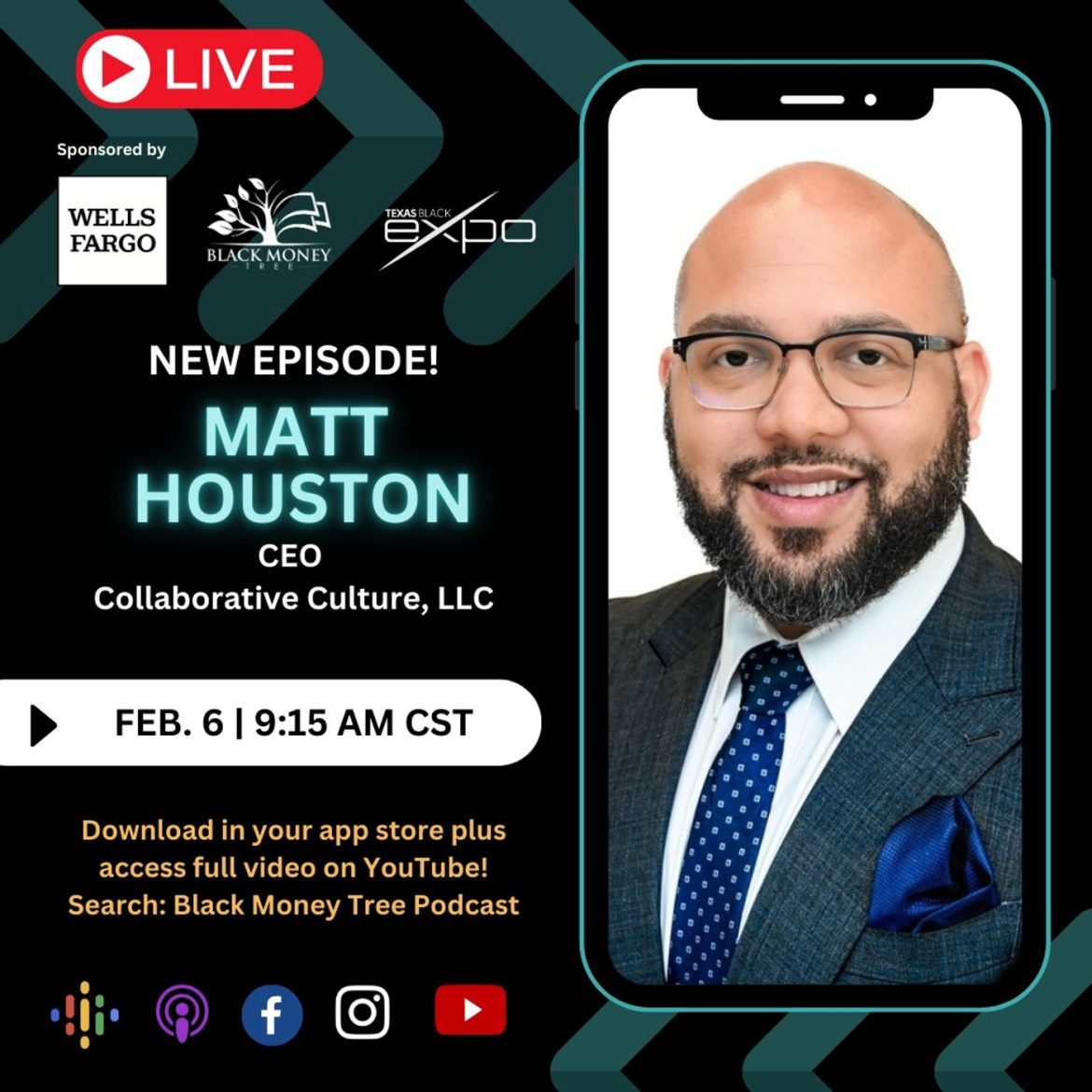 Black Podcasting - From Real Estate to Entrepreneurship: Money Lessons with Matt Houston