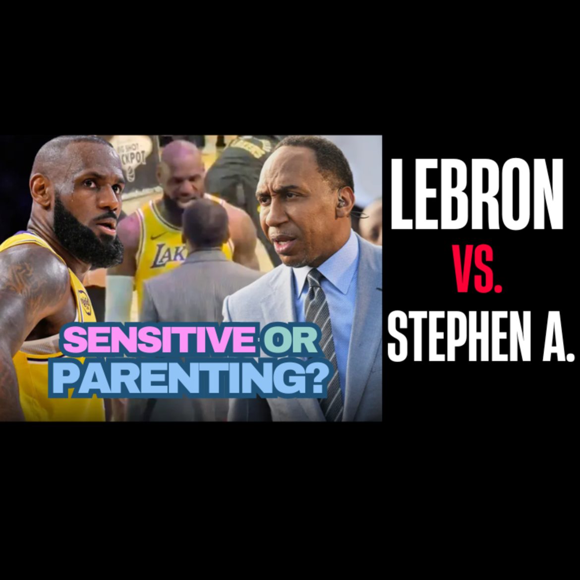 Black Podcasting - Stephen A. Smith reaction to LeBron and Bronny: Parenting Controversy Divided breakdown