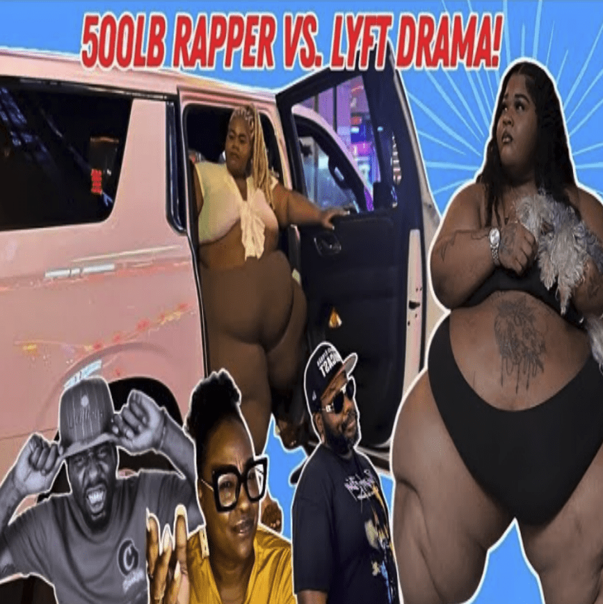 Black Podcasting - 500-lb Rapper Sues Lyft & Requests Couch at Interview! 🤯🔥 (AUDIO)