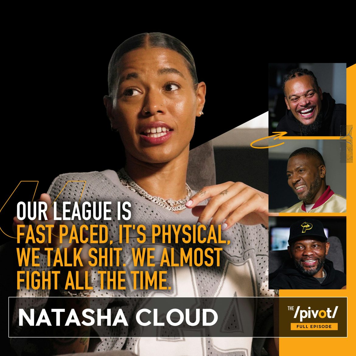 Black Podcasting - Natasha Cloud WNBA Champion, league voice on what's next for Women's basketball, CBA talks, Unrivaled competition,  being Black & Gay in sports, family values, Dawn Staley the mentor, playing with Diana Taurasi, future of Caitlin Clark and Angel Reese