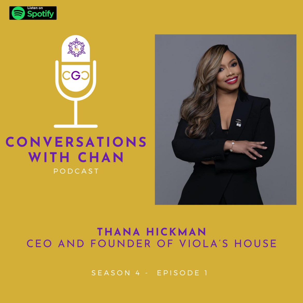 Black Podcasting - Conversation with Thana Hickman, CEO and founder of Viola’s House