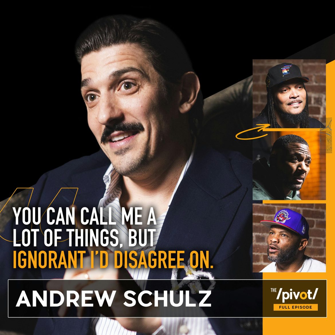 Black Podcasting - Andrew Schulz and Ryan Clark address their public disagreement, sharing the importance of uncomfortable conversations in growth,  intent vs impact in comedy, personal struggles and Andrew's comments on black women explained.