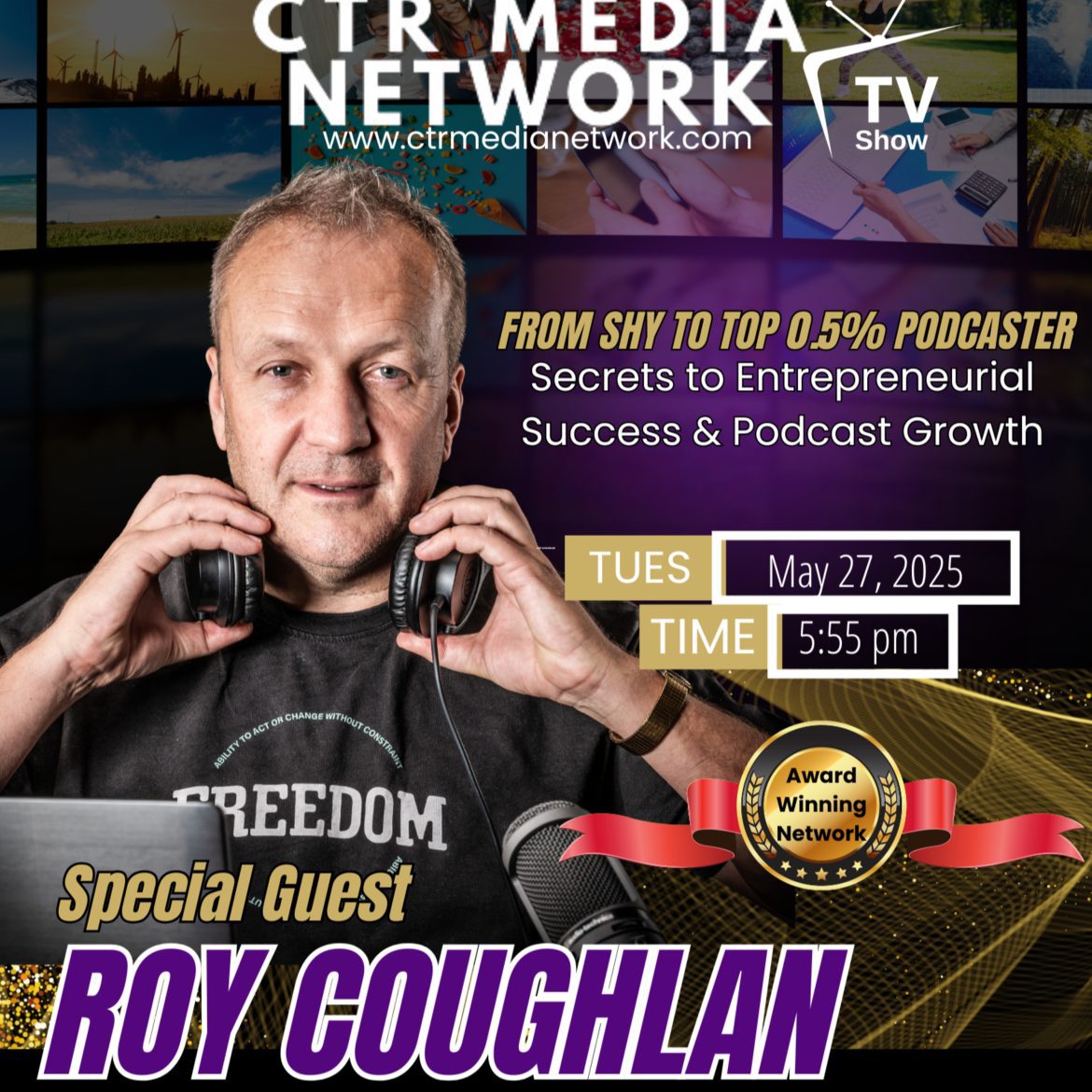 Black Podcasting - Ep 323: From Shy to Spotlight: Roy Coughlan’s Secrets to Podcasting, Entrepreneurship & Growth