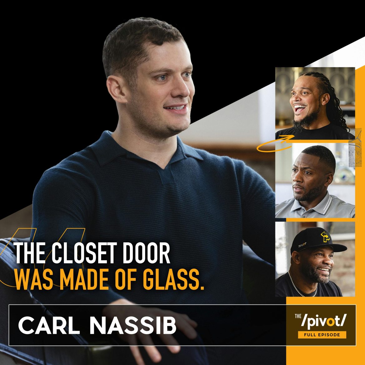 Black Podcasting - Carl Nassib Former NFL star reflects on being the first openly gay football player in league, a story of true courage, breaking barriers, locker room acceptance and his game vs Lamar Jackson being historically recognized
