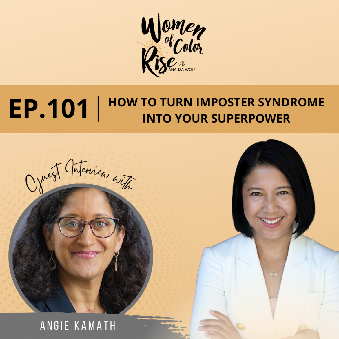 Black Podcasting - 101. How to Turn Imposter Syndrome Into Your Superpower with Angie Kamath, Dean of NYU School of Professional Studies