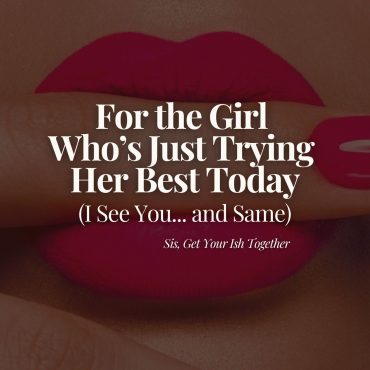 Black Podcasting - For the Girl Who's Just Trying Her Best Today (I See You... and Same)