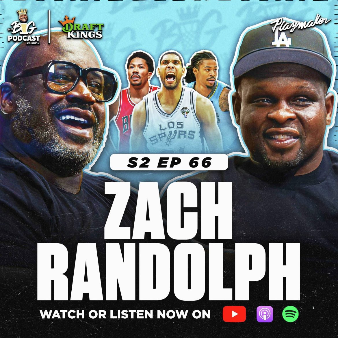 Black Podcasting - Zach Randolph & Shaq Give Shai His Flowers, Talk Giannis’ Future + Would Embiid Survive Their Era?