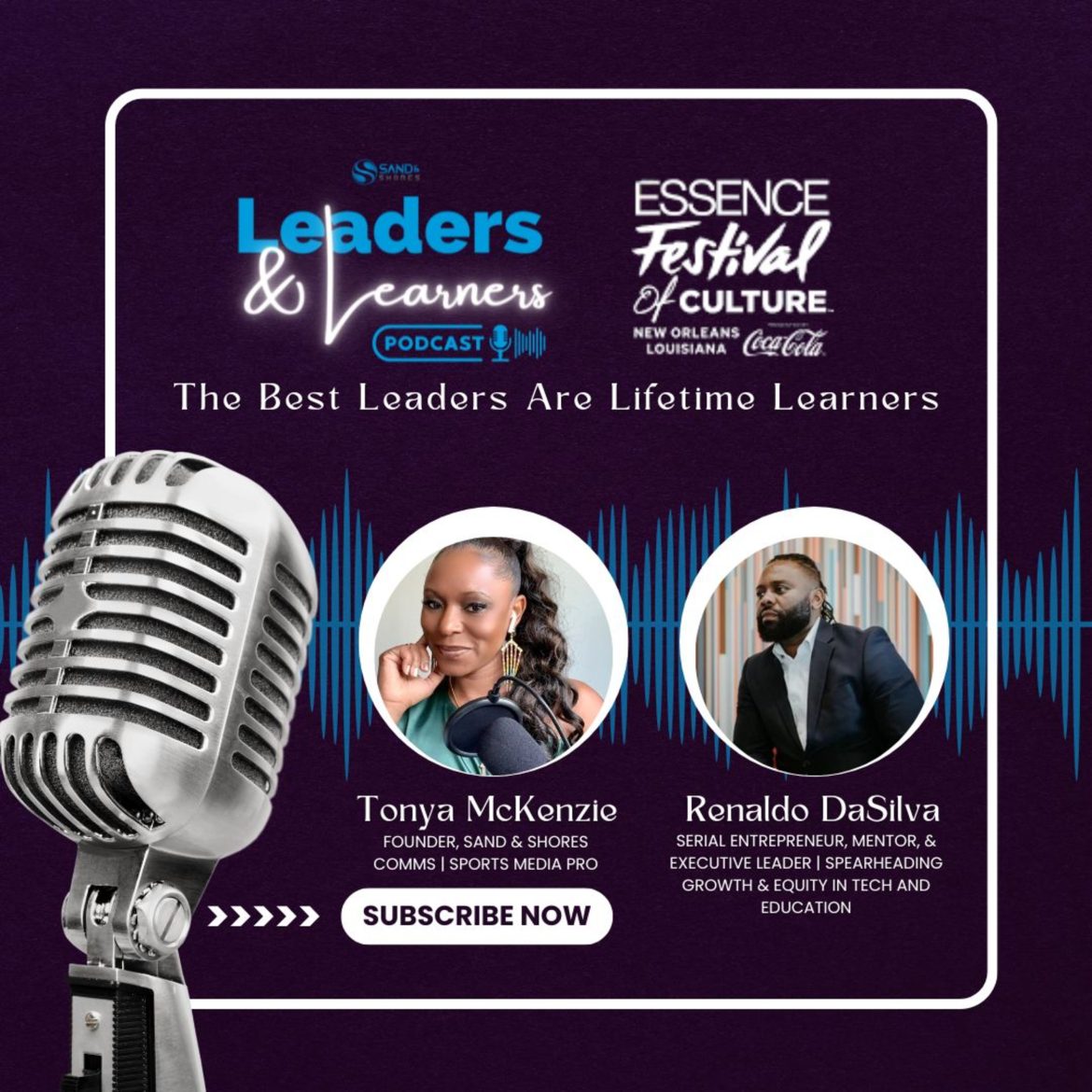 Black Podcasting - Essence Fest | New Voices Learning Lab™ LIVE: Meet the Panelists, Renaldo DaSilva