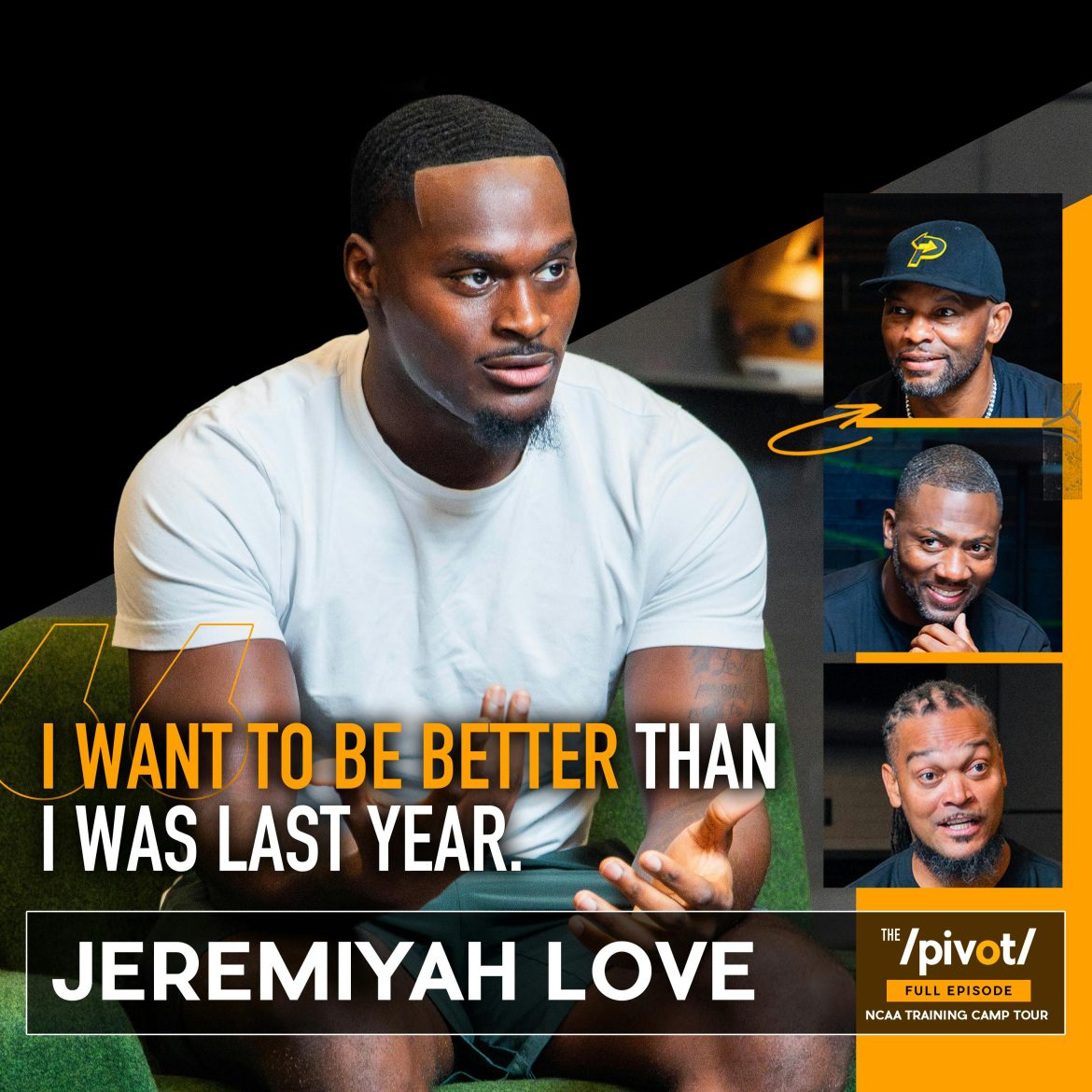 Black Podcasting - Jeremiyah Love Notre Dame running back talks pressures, expectations, using pain of championship loss to bring Fighting Irish a national title and previews 2025 College Football Season with his own personal goals.