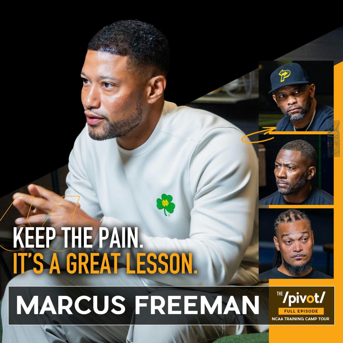 Black Podcasting - Marcus Freeman, Head Football Coach of Notre Dame reflects on 2024 National Championship run, lessons in pain, future of the Fighting Irish, what he sees in Jeremiyah Love, key roster additions, NFL pedigree and 2025 mission