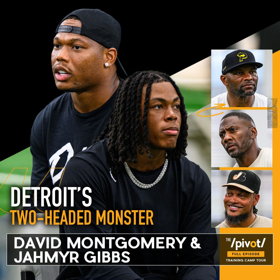 Black Podcasting - David Montgomery and Jahmyr Gibbs: Detroit Lions two-headed monster set the tone ahead of 2025 NFL season, why Jared Goff is right QB, Dam Campbell's culture, new offense, owing the city a championship and  how adversity fuels them.
