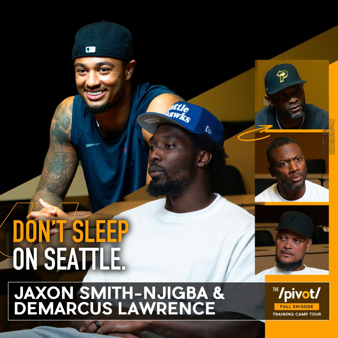 Black Podcasting - Jaxon Smith-Njigba & Demarcus Lawrence aim to lift Seahawks back to playoffs, talking Sam Darnold’s leadership, Cooper Kupp’s impact, elite defense, Micah Parsons’ contract, and compare Ohio State vs LSU wide receiver talent in depth.