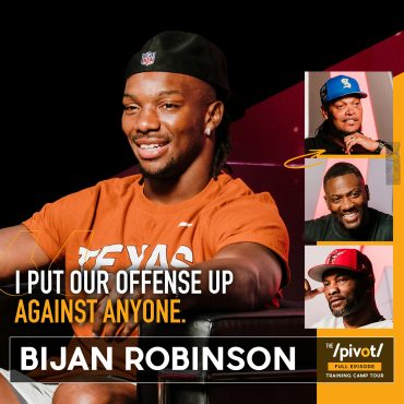 Black Podcasting - Bijan Robinson Atlanta Falcons star running back opens up on new offensive game plan, quarterback change to Michael Penix Jr, Raheem Moriss regime, his recent  praise from Saquon, training with Christian McCaffrey and 2025 goals.