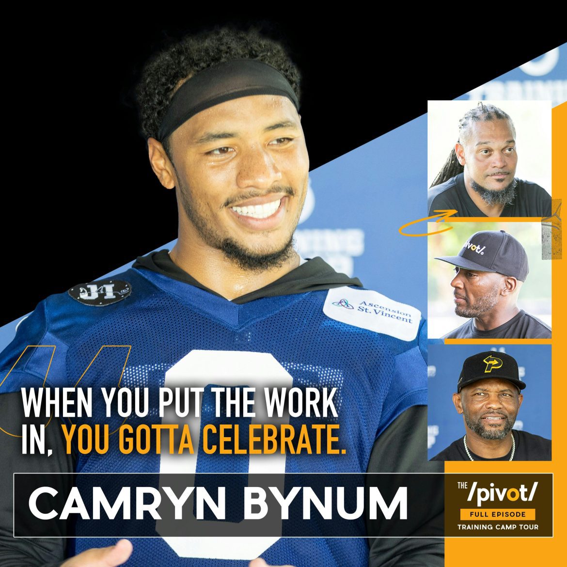Black Podcasting - Cam Bynum Colts new Safety on his viral field celebrations, contagious energy, Indy's question around quarterback, tough AFC South, humble beginnings,  Filipino roots and how he used his NFL platform to help raise awareness around his wife's citizenship