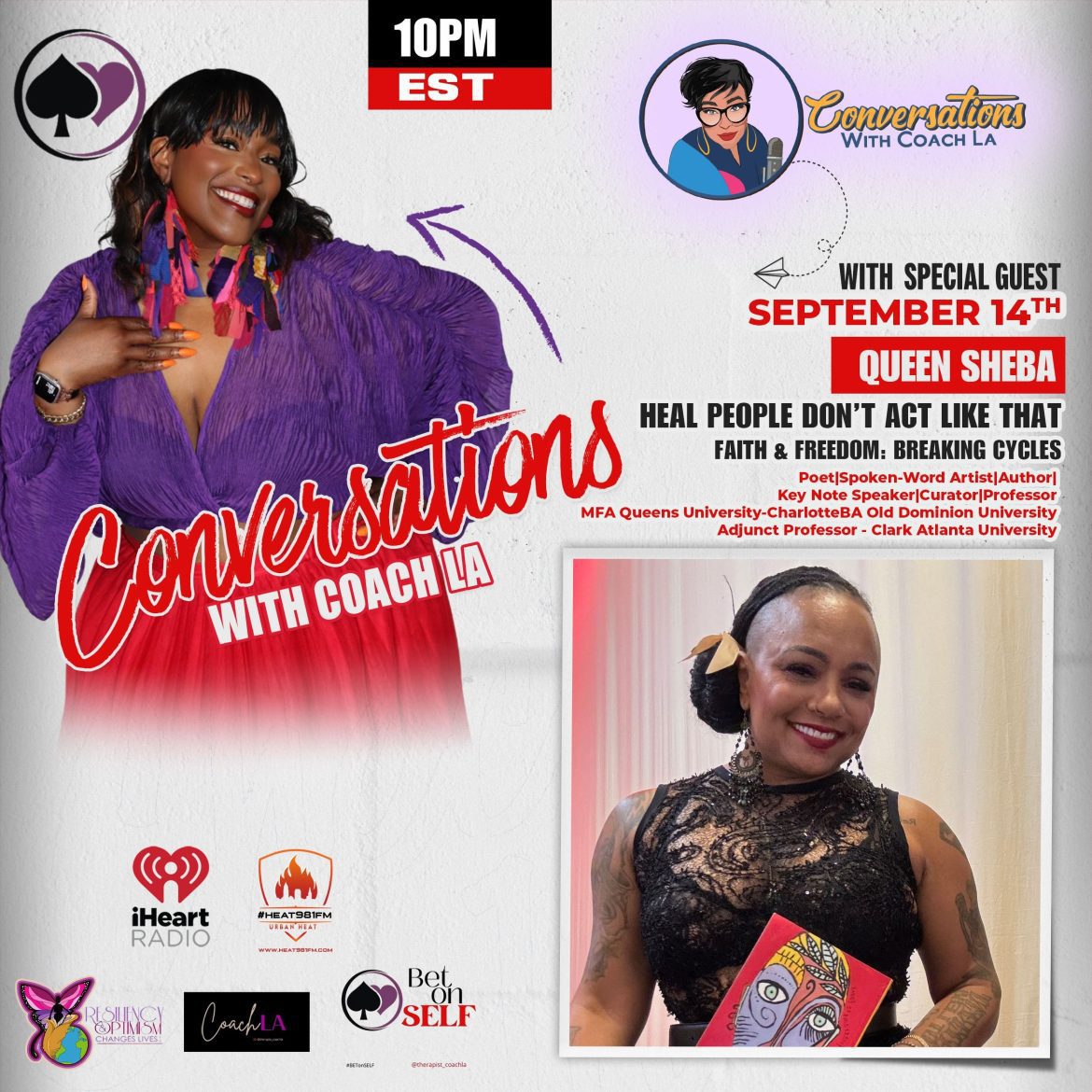 Black Podcasting - Healed people don't act like that with Queen Sheba