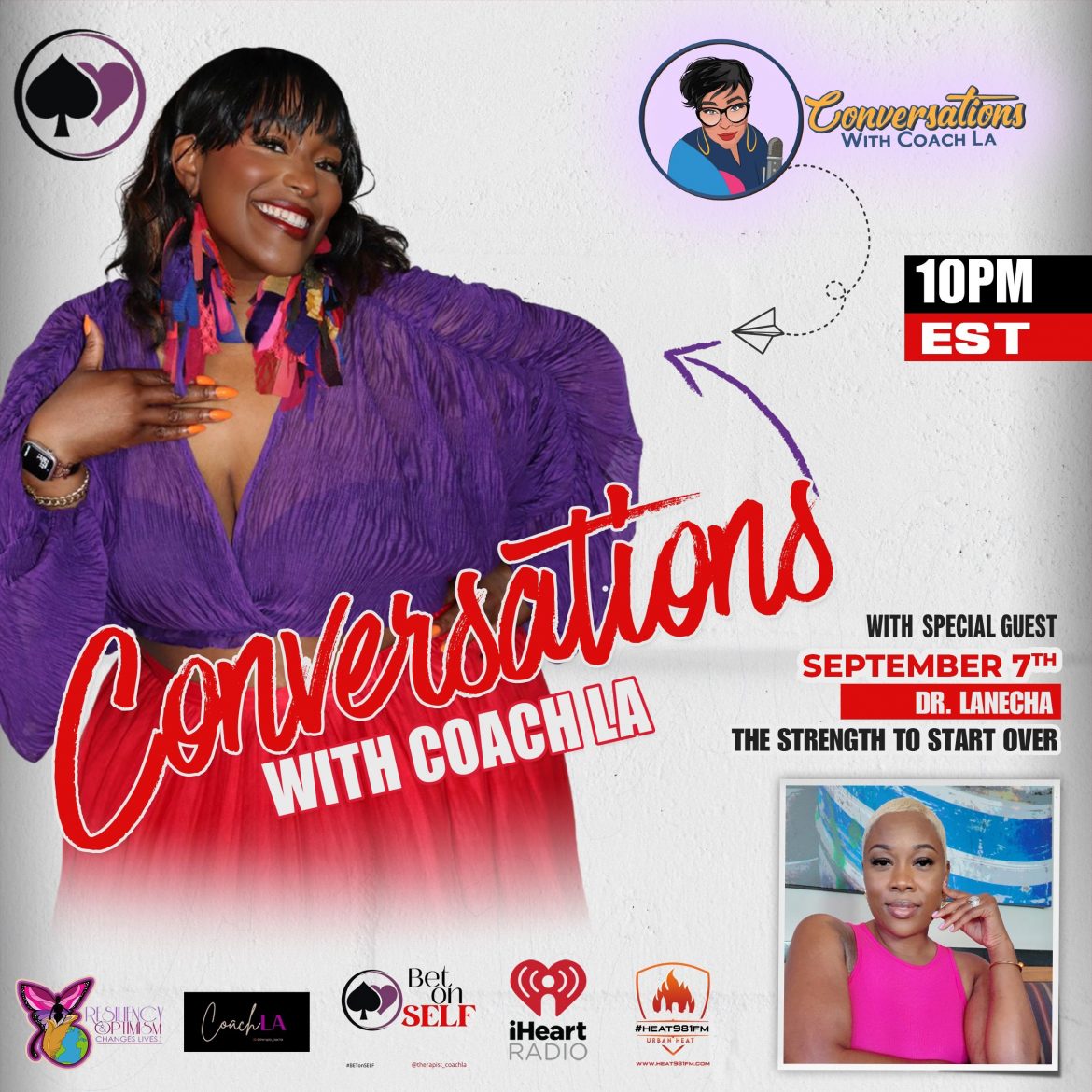 Black Podcasting - The Strength to Start Over with Dr. Lanecha