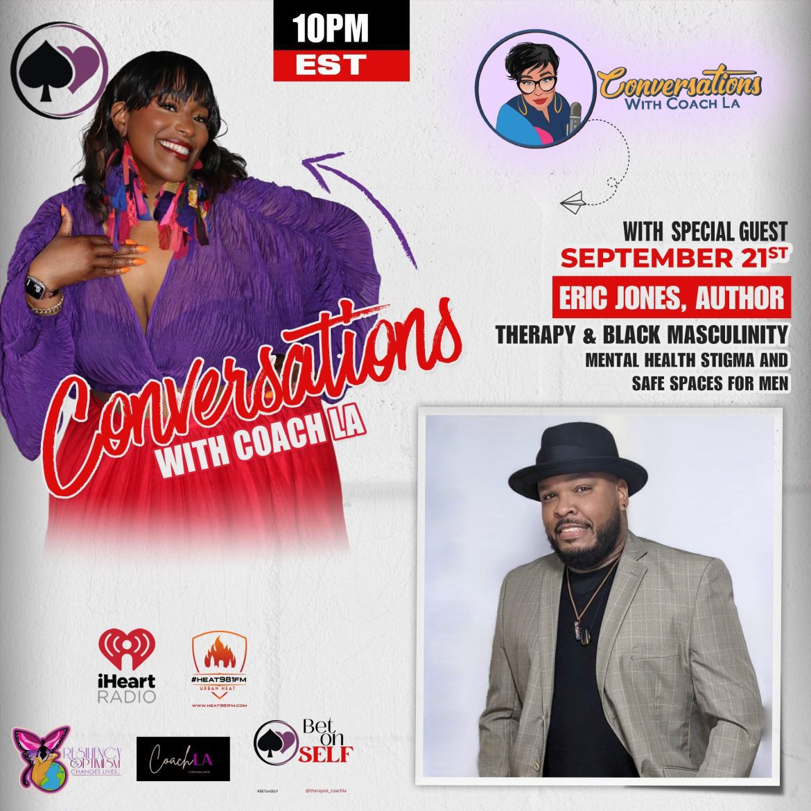 Black Podcasting - Therapy & Black Masculinity with author Eric "EJ" Jones