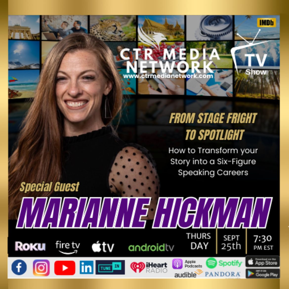 Black Podcasting - Ep 340: How to Transform your Story into a Six-Figure Speaking Careers w/ Marianne Hickman