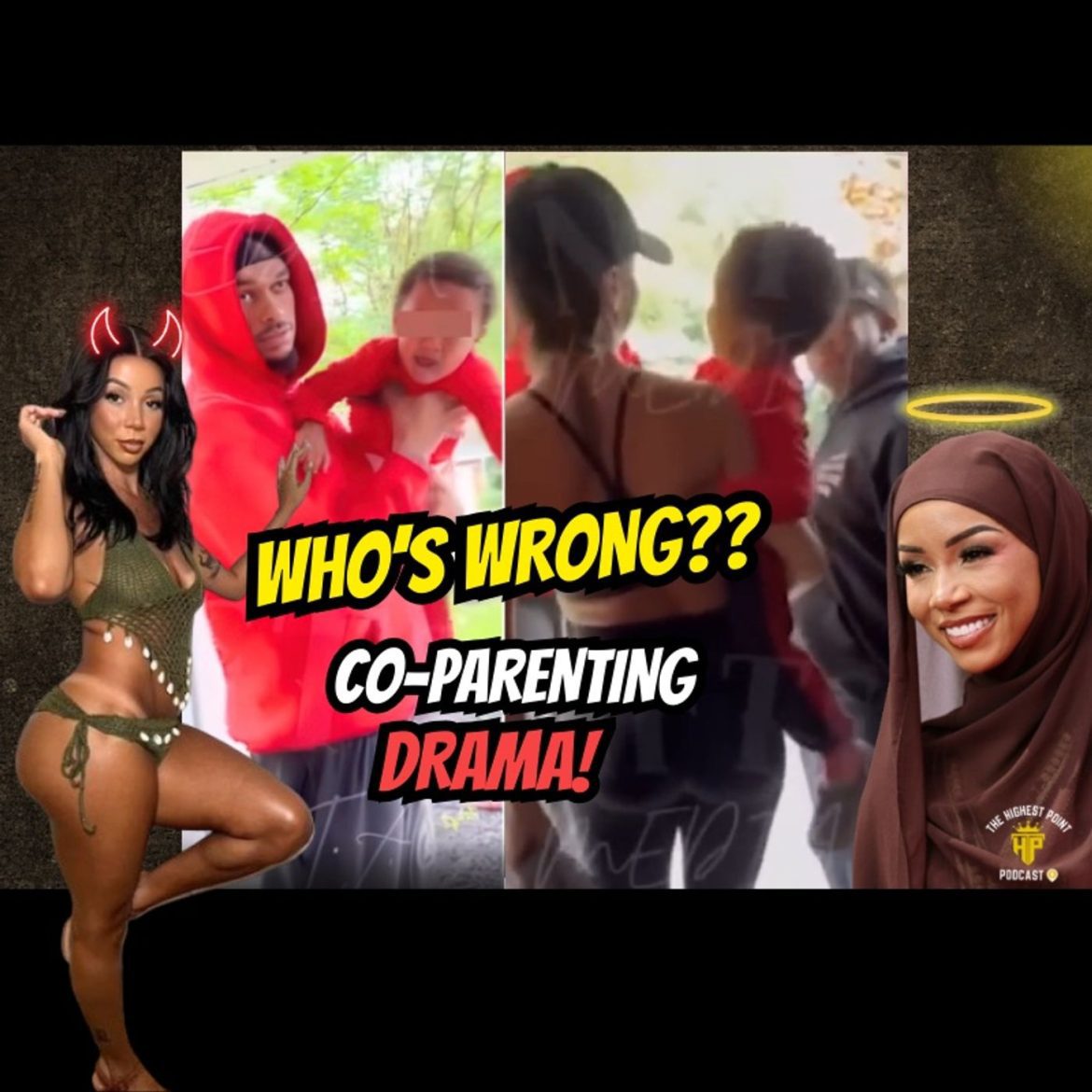 Black Podcasting - Brittany Renner Crashes Out on PJ Washington in front of son, Parenting gone WRONG, WHO'S AT FAULT?