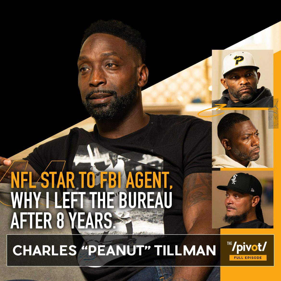 Black Podcasting - Charles "Peanut" Tillman, 13-season NFL star, pivots to the FBI, shares why he left bureau after 8 years, reflects on career near-milestones, why he hates the Super Bowl, parenting, his deepest heartache, and how money can't fix what truly matters in life