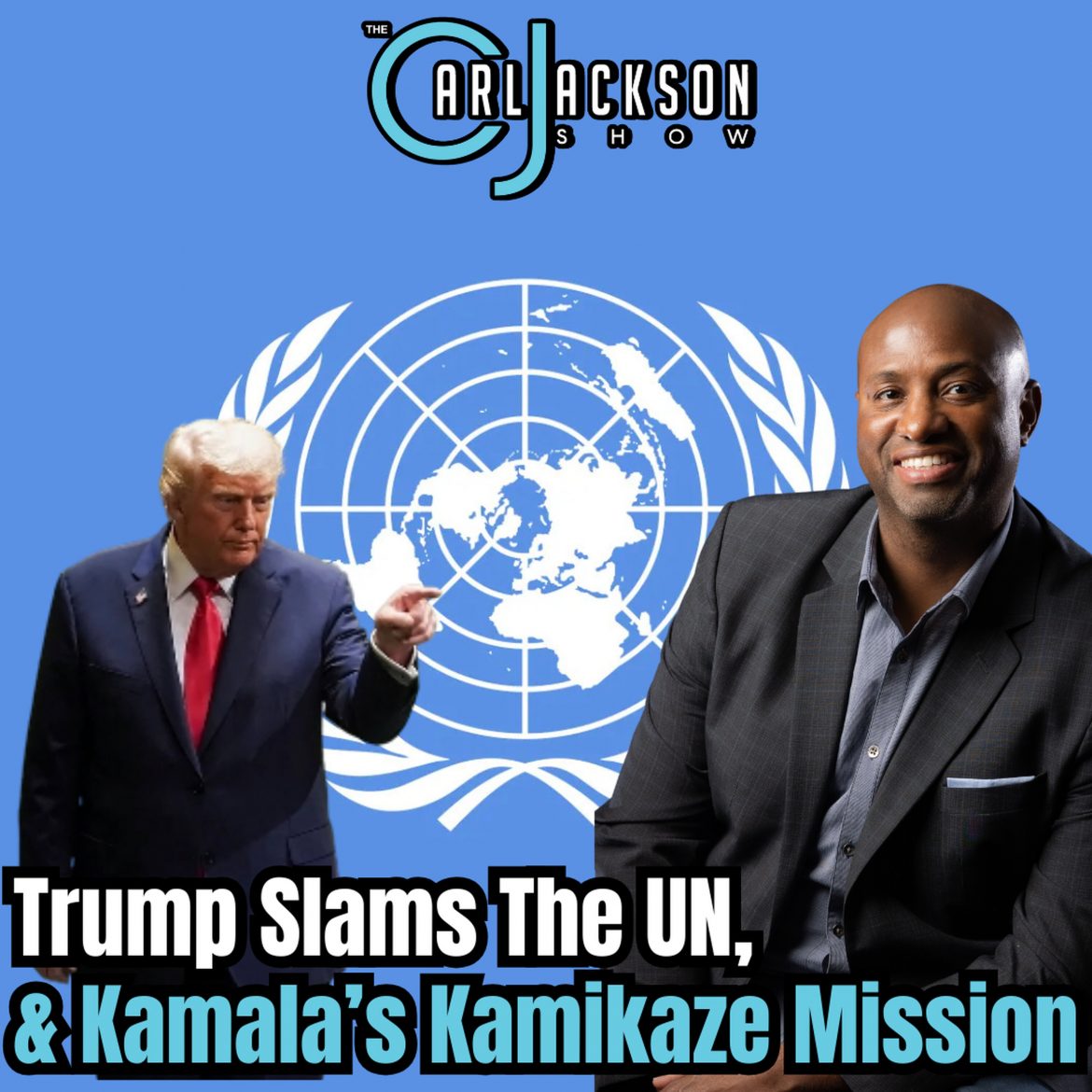 Black Podcasting - Trump Slams The UN, Kimmel’s Kinda Back, & Kamala’s Kamikaze Mission