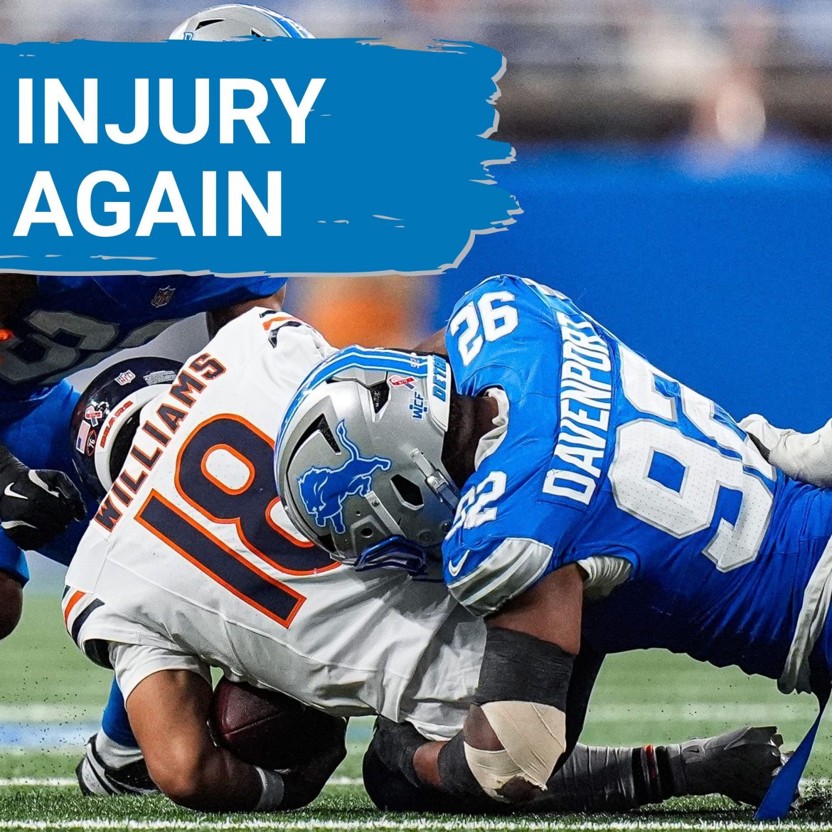 Black Podcasting - CONCERN: Detroit Lions could be without Marcus Davenport for awhile