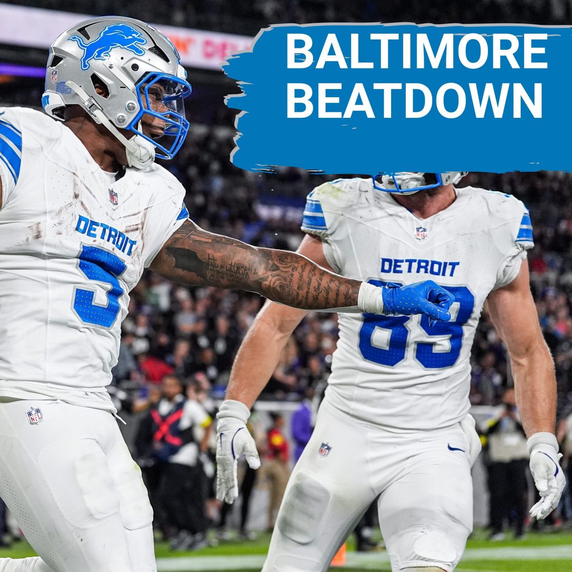 Black Podcasting - MNF BULLY BALL: Detroit Lions 38 Baltimore Ravens 30