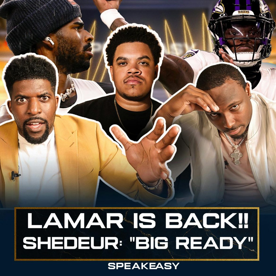 Black Podcasting - Lamar’s Return | Shedeur Time? | Mahomes vs Allen Rivalry Continues | SPEAKEASY