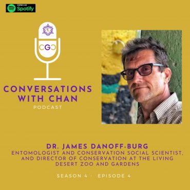 Black Podcasting - Conversation with Dr. James Danoff-Burg, Entomologist, Conservation social scientist, and Vice President of Conservation at The Living Desert Zoo and Gardens