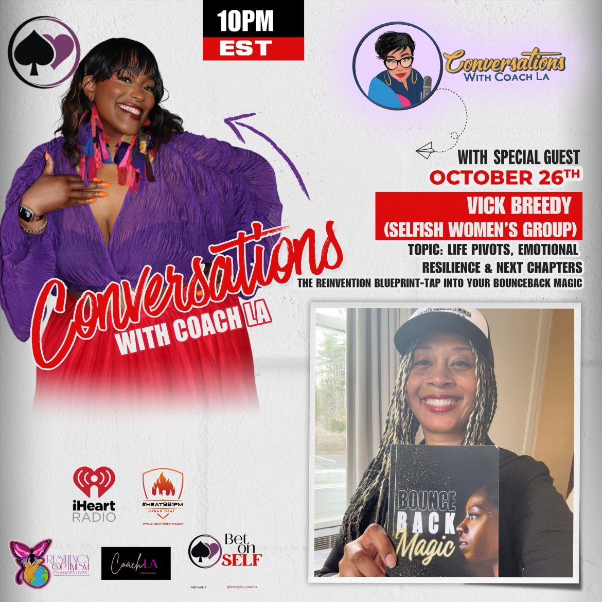 Black Podcasting - Bounce Back Magic: The Reinvention Blueprint featuring Vick Breedy