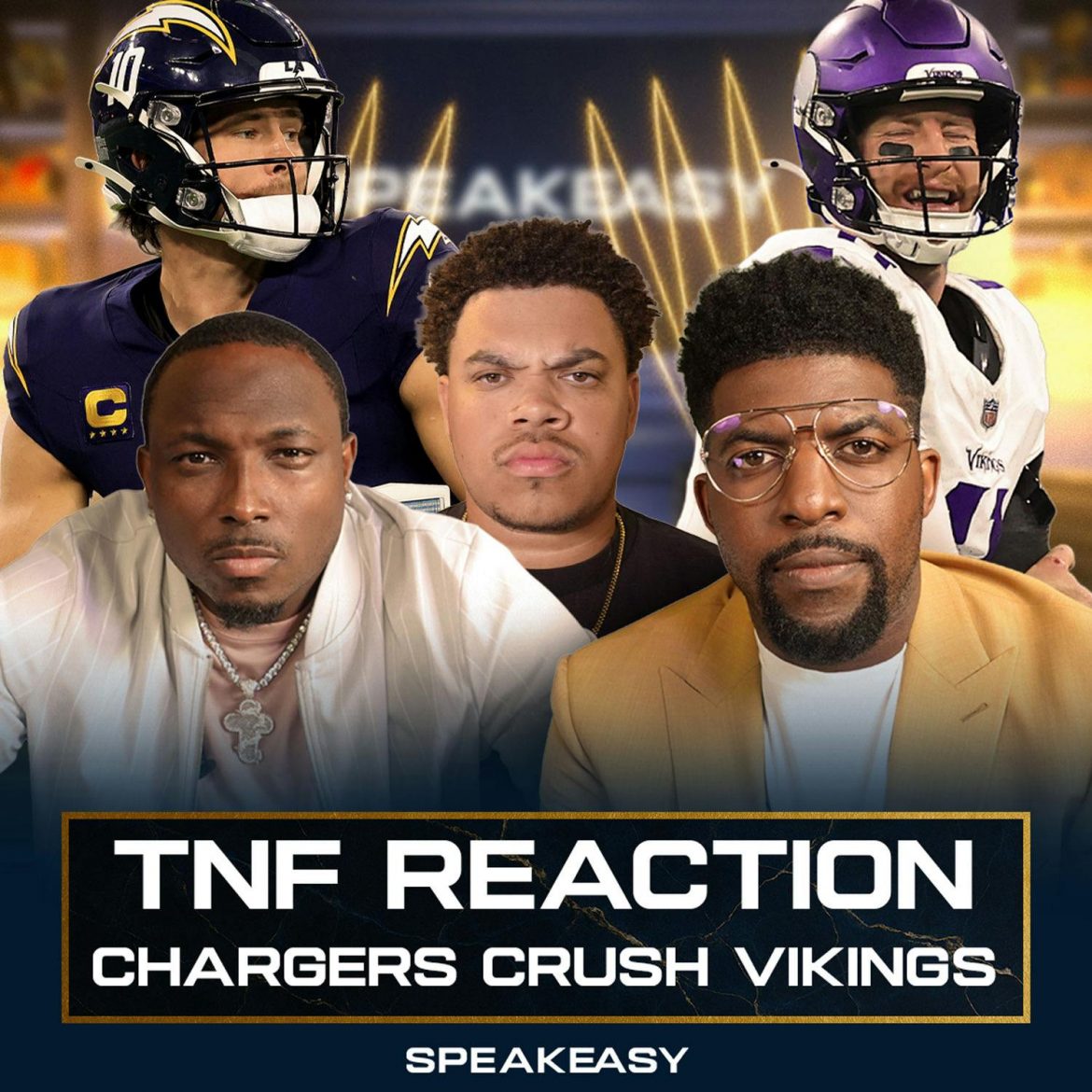 Black Podcasting - Chargers Crush Vikings | NBA Gambling Scandal | Eagles on Upset Alert? | SPEAKEASY