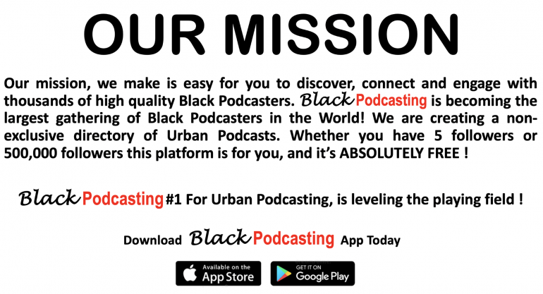 Black Podcasting - OUR URBAN MISSION