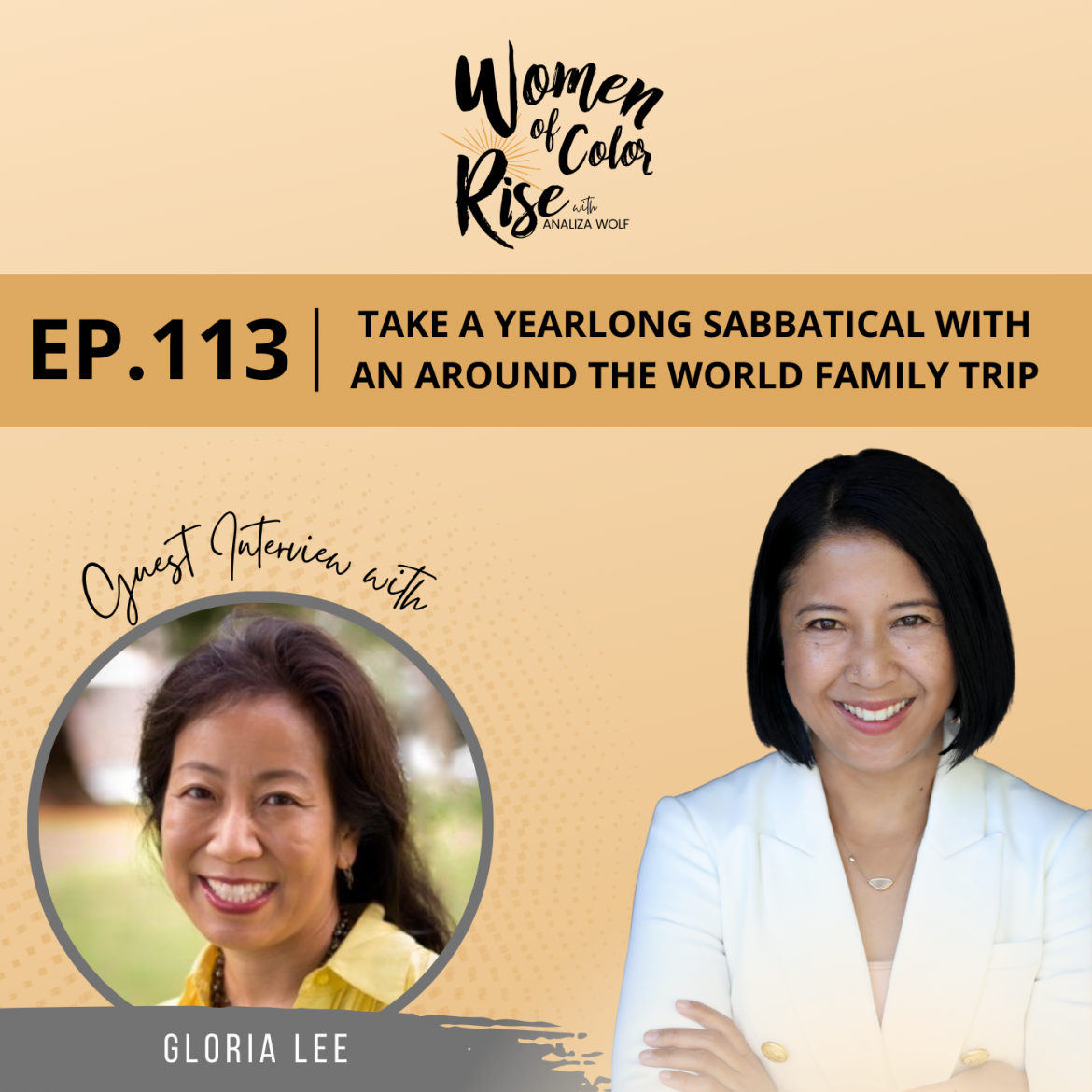 Black Podcasting - 113. Take a Yearlong Sabbatical with an Around the World Family Trip with Gloria Lee, Social Entrepreneur and Lecturer at UC Berkeley and Stanford