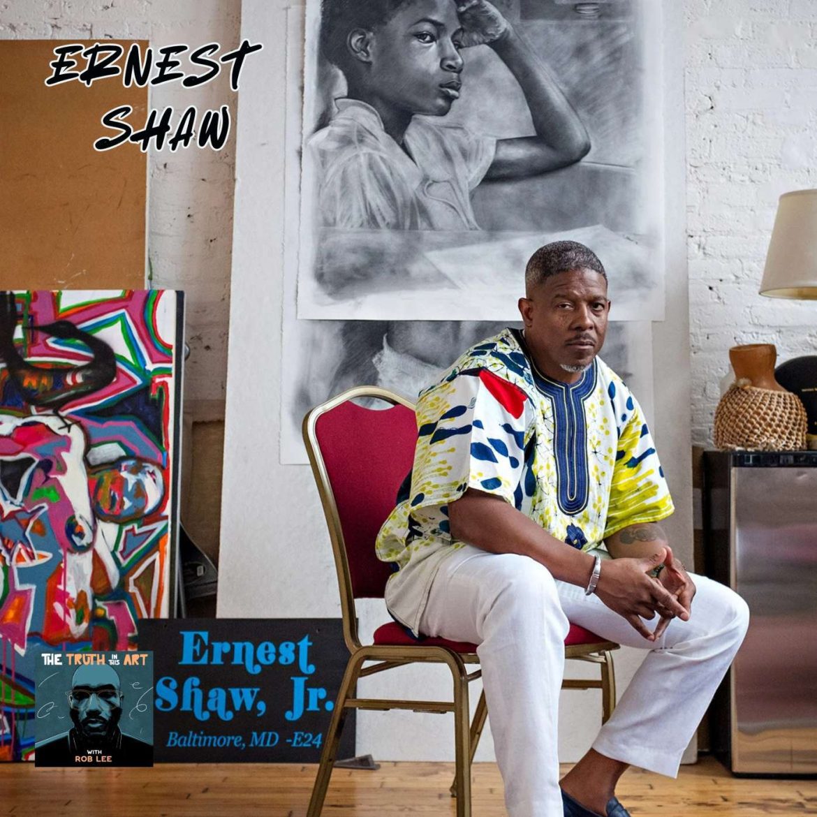 Black Podcasting - 69 - Can Baltimore’s Art Help You Navigate Crooked Paths? | Ernest Shaw