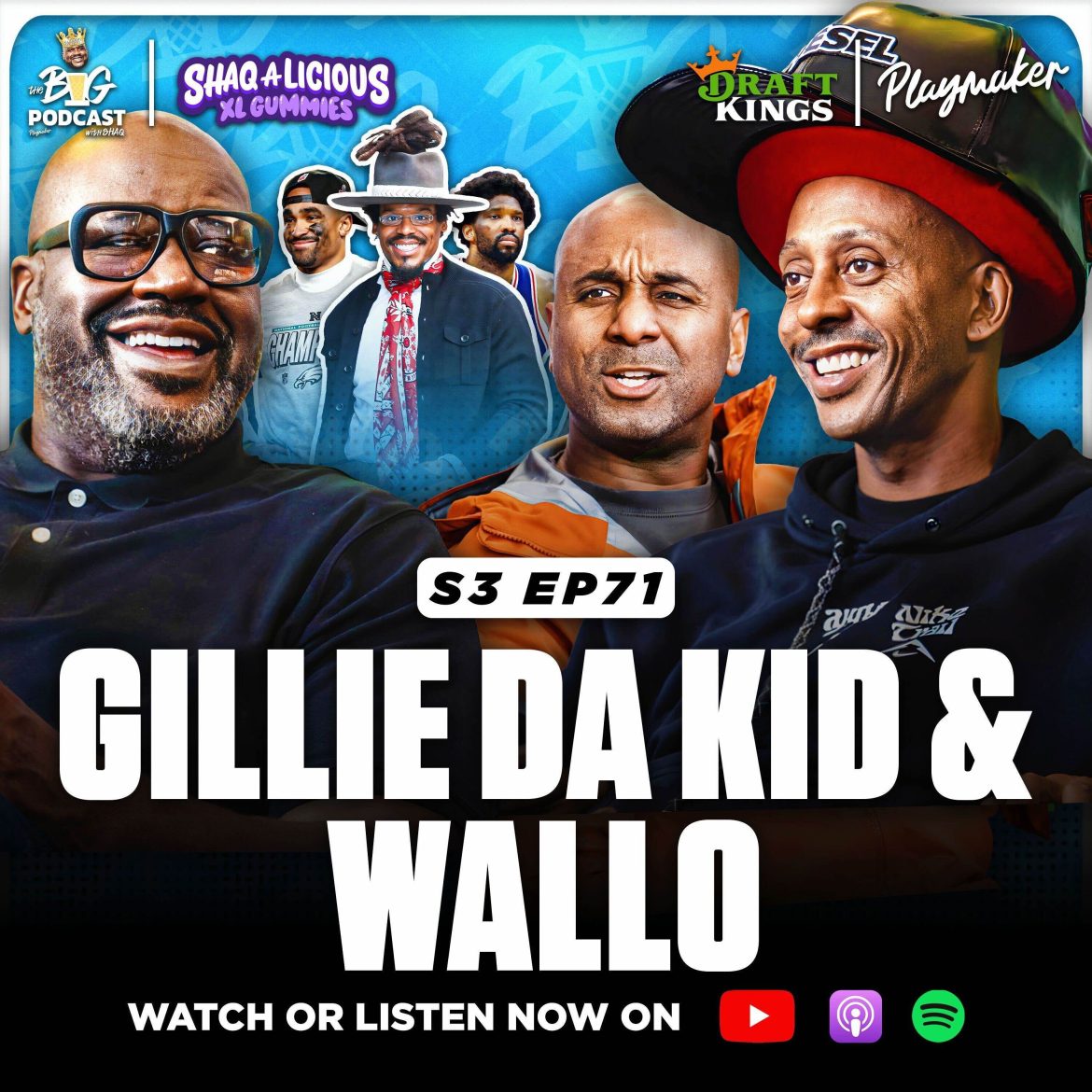 Black Podcasting - Gillie & Wallo Ride Shaq’s Roller Coaster? Talk Cam Newton BEEF + Embiid Missing Beginning Of Season