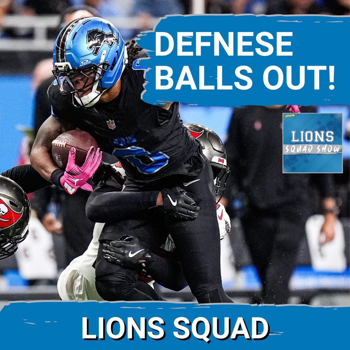 Black Podcasting - LIONS SQUAD SHOW: Detroit Lions BEAT Tampa Bay Buccaneers Behind Jahmyr Gibbs Big Night