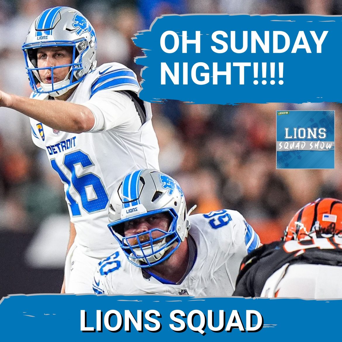 Black Podcasting - LIONS SQUAD SHOW: OH SUNDAY NIGHT! Detroit Lions GEAR UP For Sunday Night Football In Kansas City