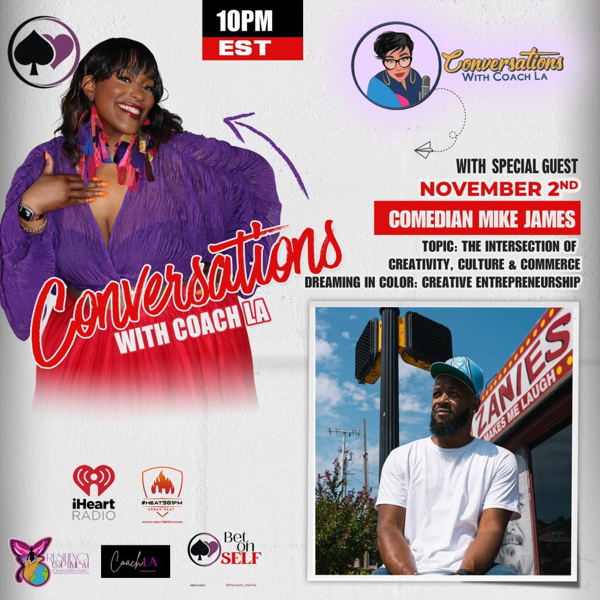 Black Podcasting - Dreaming in Color: Creative Entrepreneurship featuring FunnyMan Mike James