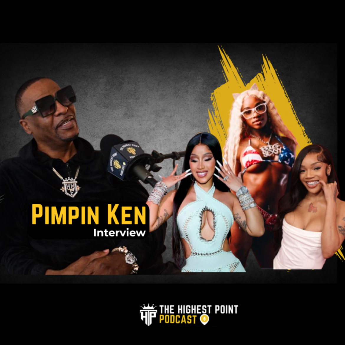 Black Podcasting - Pimpin Ken on How Female Rappers Are Destroying Youth Like 90s Gangsta Rap, HipHop Fraternity & more