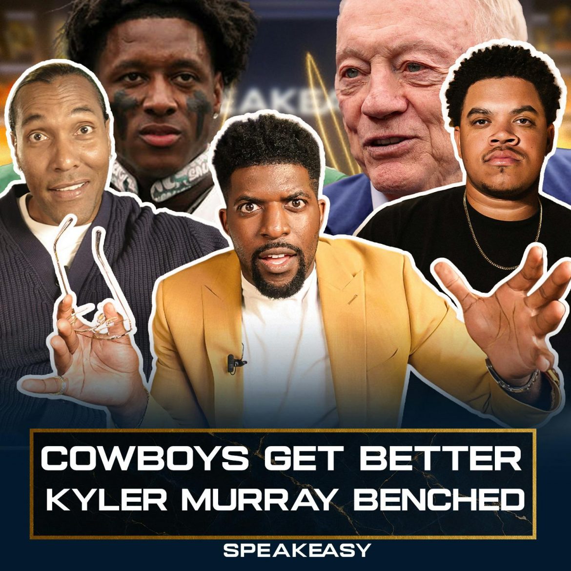 Black Podcasting - BLOCKBUSTER Trade Deadline | Cowboys get HELP | Kyler Murray BENCHED! | SPEAKEASY