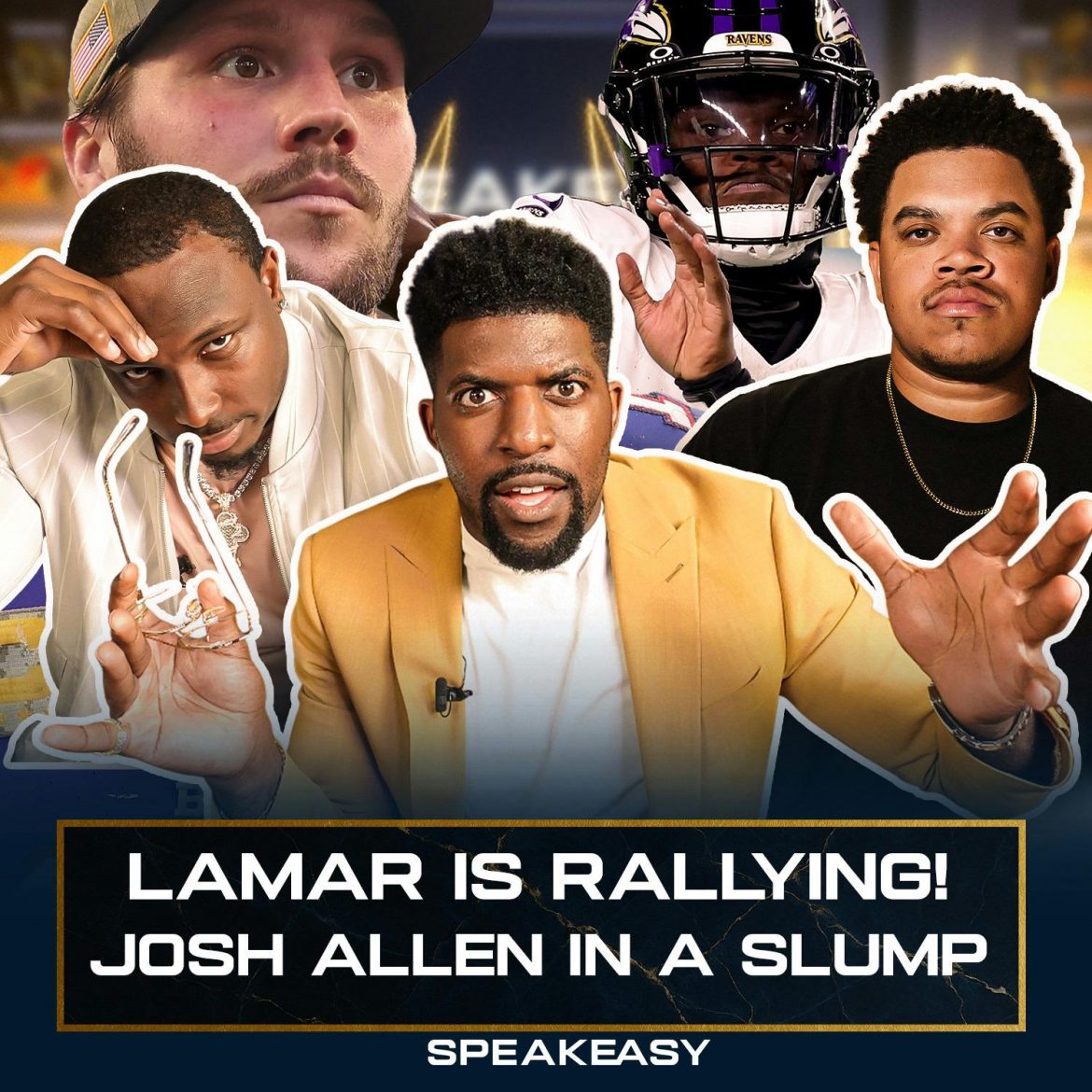 Black Podcasting - PANIC TIME for Allen’s Bills? | Jonathan Taylor for MVP? | Ravens OFFICIALLY Back? | SPEAKEASY