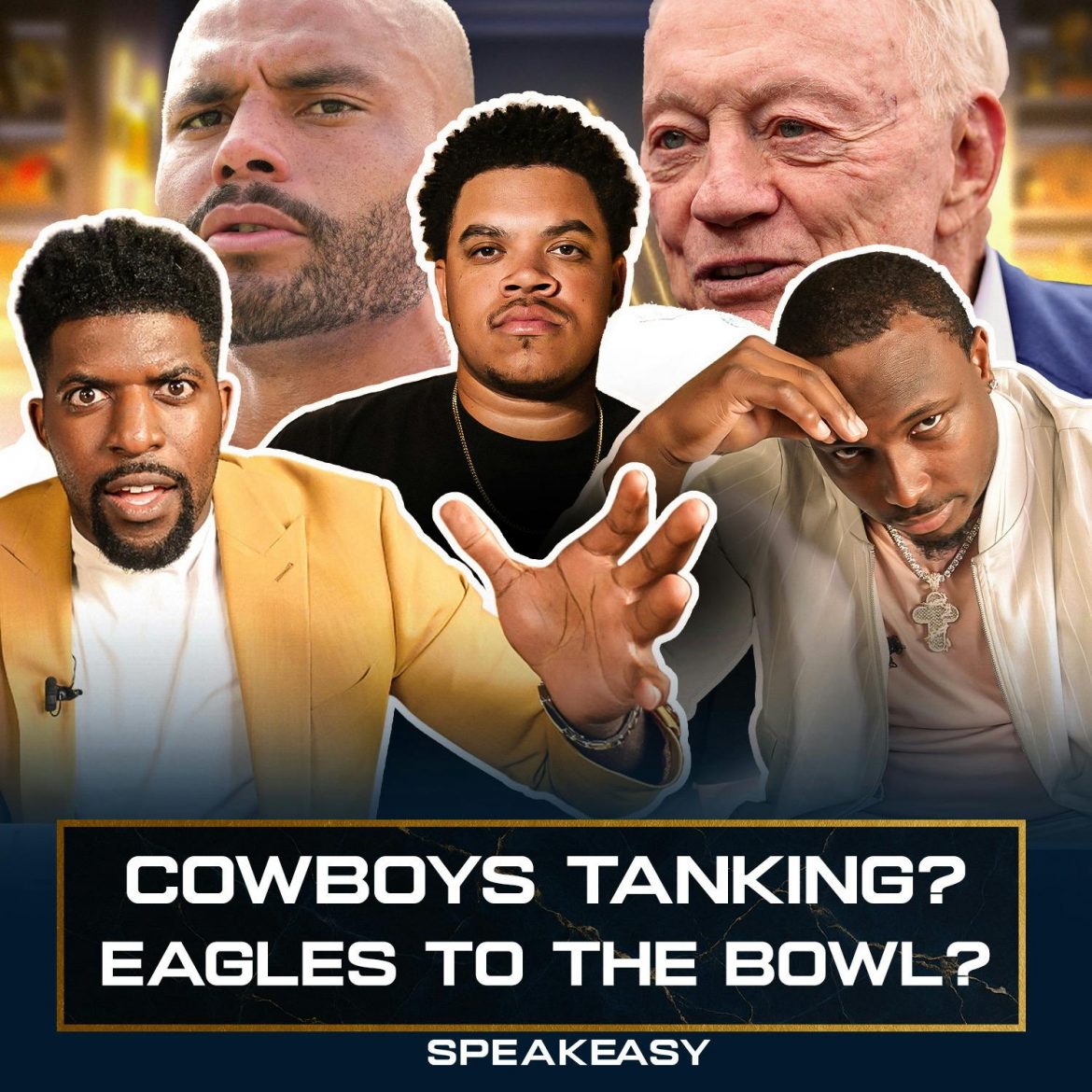 Black Podcasting - Dak’s Cowboys CRASH | Eagles make a SPLASH | Chargers hopes DASHED | SPEAKEASY