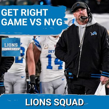 Black Podcasting - LIONS SQUAD SHOW: Detroit Lions RETURN HOME In Need Of A Bounce Back Win Against The New York Giants