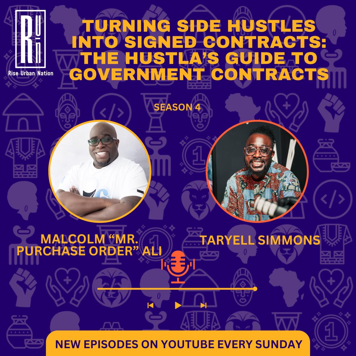 Black Podcasting - Turning Side Hustles into Signed Contracts: The Hustla’s Guide to Government Contracts with Malcolm “Mr. Purchase Order” Ali