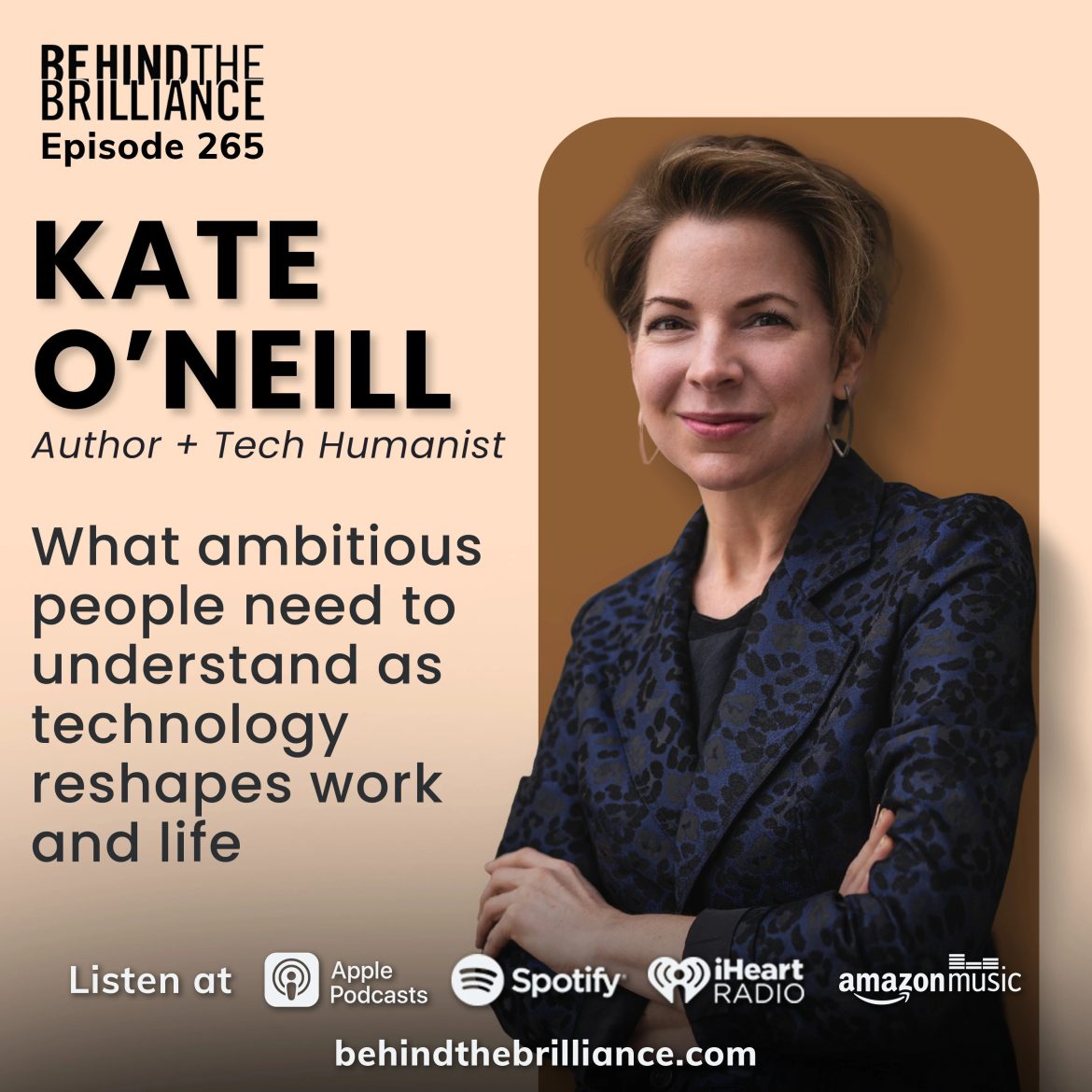 265 Kate O'Neill on Navigating the Future of Technology Without Losing Our Humanity Black Podcasting - 265 Kate O'Neill on Navigating the Future of Technology Without Losing Our Humanity
